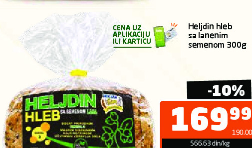 Hejdujin hleb sa lažnim semenom 300g