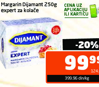 Margarin Dijamant 250g ekspert za kolače