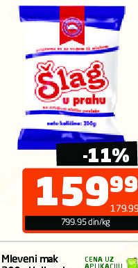 Šlag u prahu 200g