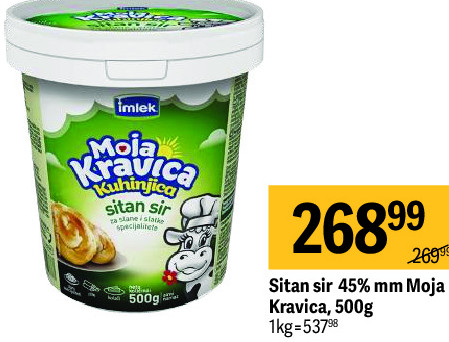 Sitan sir 45% mm Moja Kravica, 500g