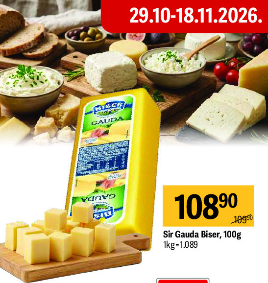 Sir Gauda Biser, 100g