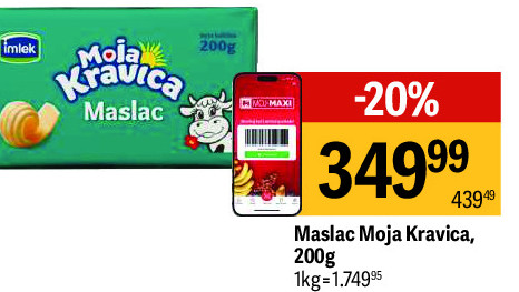 Maslac Moja Kravica, 200g