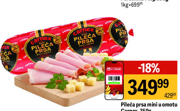 Pileća prsa mini u omotu Carnex