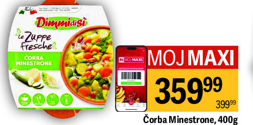 Čorba Minestrone, 400g