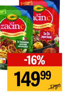 Italijanski miks Zacin C, 180g