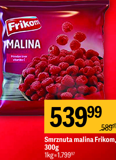 Smrznuta malina Frikom, 300g