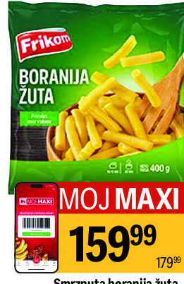 Smrznuta boranija žuta Frikom, 400g