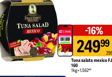 Tuna salata meksiko FJK, 160g