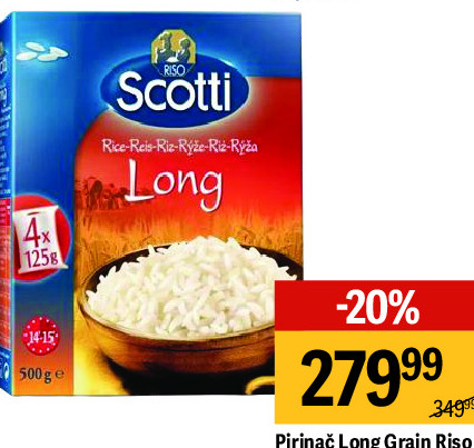 Pirinač Long Grain Riso Scotti, 500g