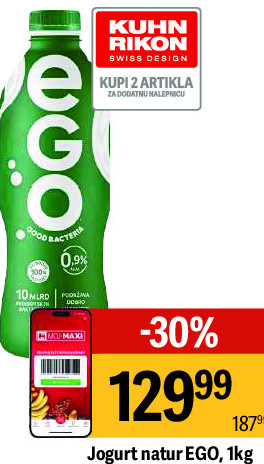 Jogurt natur EGO, 1kg