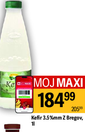 Kefir 3,5% móm Z Bregov, 1l