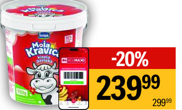 Kisela pavlaka 20% móm Moja Kravica, 700g
