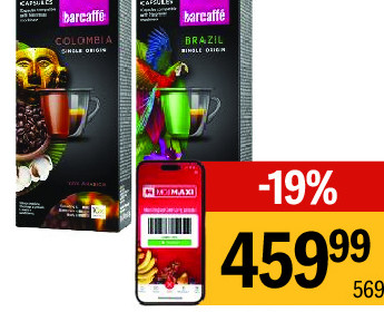Kapsule Brazil, Kolumbija Barcaffa, 55g