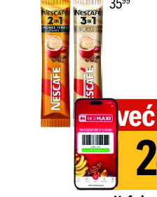 Kafa instant 2u1, 3in1 Crema Latte Nescafe, 8g/15g