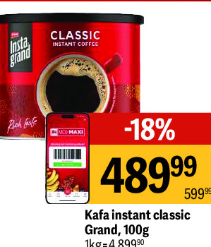 Kafa instant classic Grand, 100g