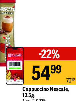 Cappuccino Nescafe, 13.5g