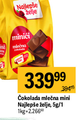 Čokolada mini Najlepše želje