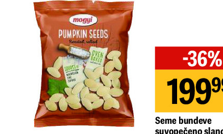 Seme bundeva suvopečeno slano
