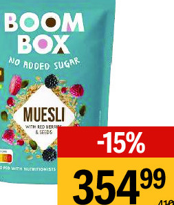 Ovseni musli crveno voće i semenke Boom