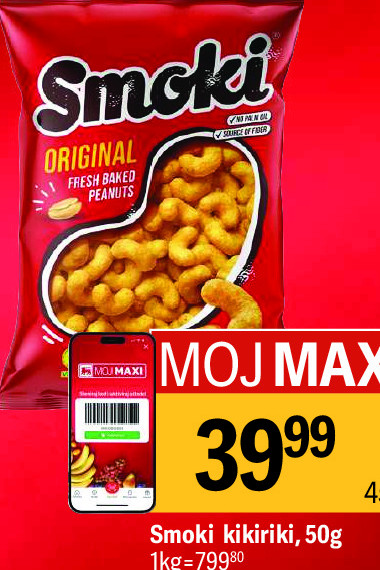 Smoki kikiriki, 50g