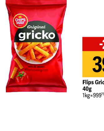 Flips Gricko Chips Way, 40g
