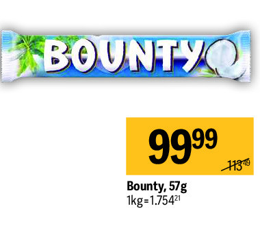 Bounty, 57g