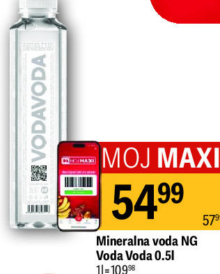 Mineralna voda NG Voda O5l