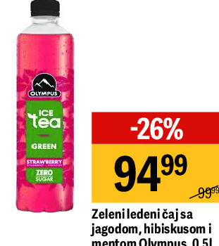 Zeleni ledeni čaj Olympus