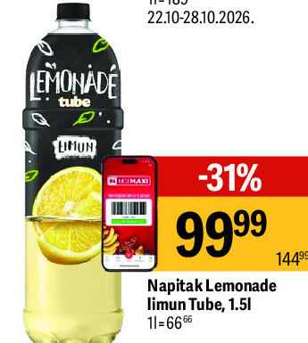 Napitak Lemonade Limun Tube
