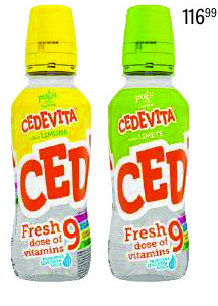 Napitak limun, limeta Cedevita Go, 340ml