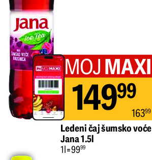 Ledeni čaj šumsko voće Jana, 1,5l