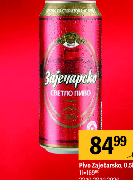 Pivo Zaječarsko, 0,5l