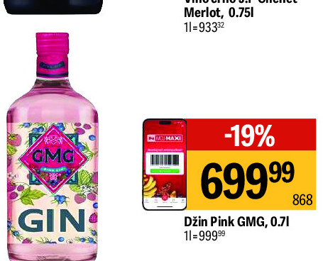 Džin Pink GMG, 0.7l