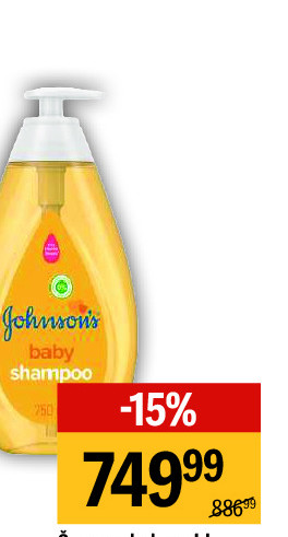 Šampon baby gold Johnson, 750ml