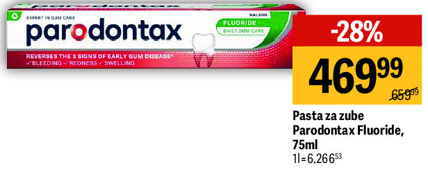 Pasta za zube Parodontax Fluoride, 75ml