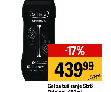 Gel za tuširanje Str8 Original, 400ml