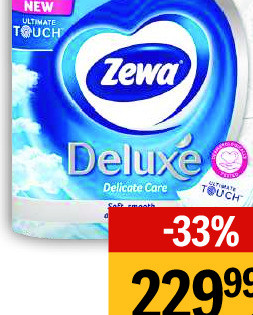 Toalet papir deluxe pure white Zewa, 4/1 rola=57
