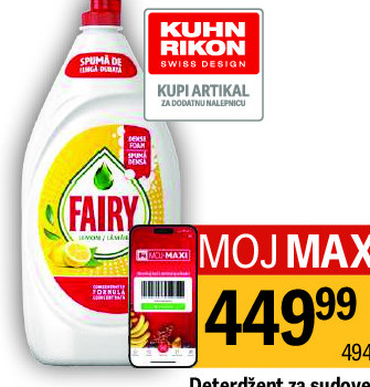 Deterdžent za suđe Lemon Fairy, 1.3SI