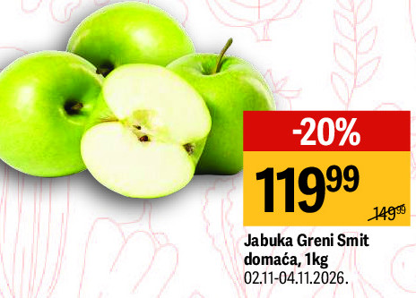Jabuka Greni Smit domaća