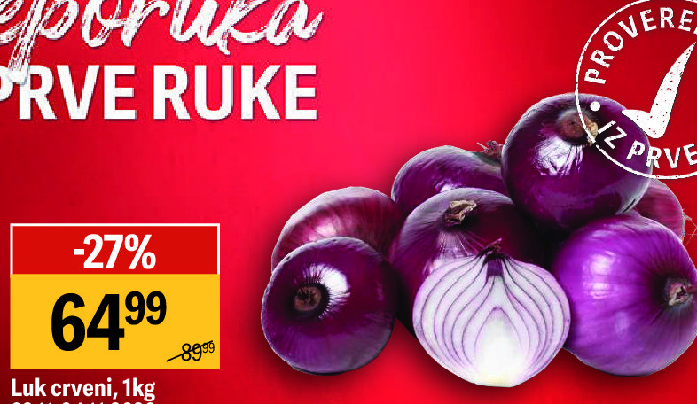 Luk crveni, 1kg