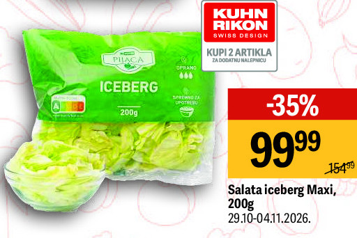 Salata iceberg Maxi, 200g