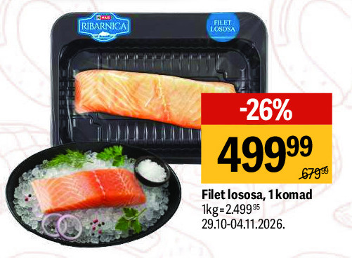 Filet lososa, 1 komad