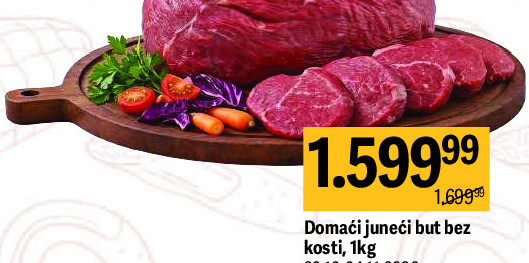 Domaći juneći but bez kosti, 1kg