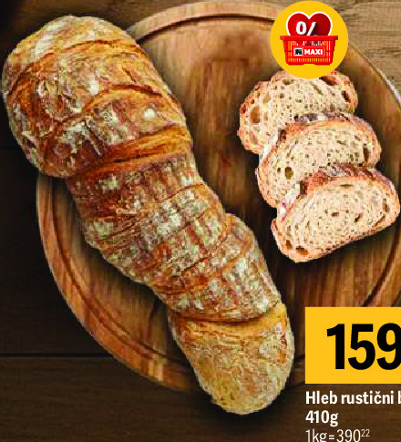 Hleb rustični beli Maxi