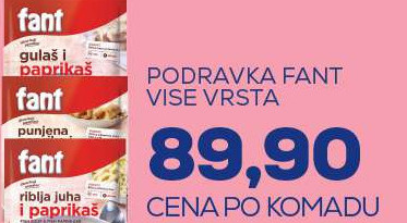 FANT VIŠE VRSTA