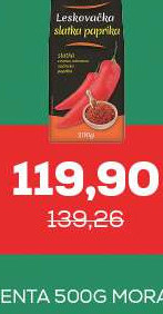 PAPRIKA SLATKA 100G MORAVKA