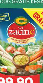 C ZACIN 1 1/2 KG/500+500+500 KESA