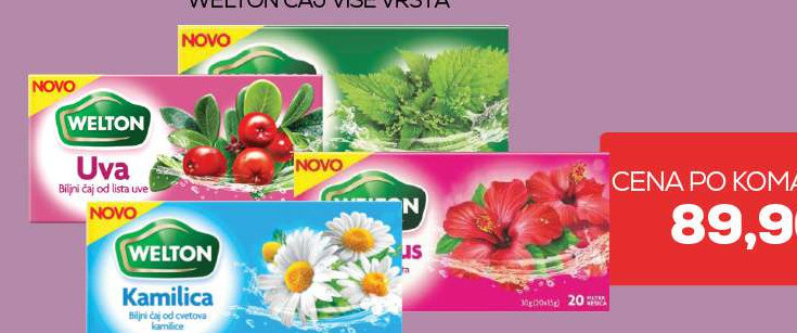 WELTON CAJ VISE VRSTA