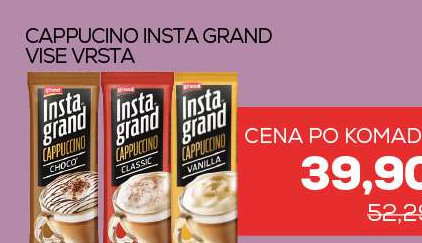 CAPPUCCINO INSTA GRAND VISE VRSTA