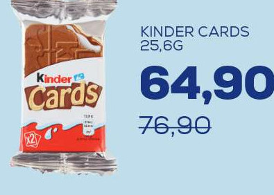 KINDER CARDS 25,6G